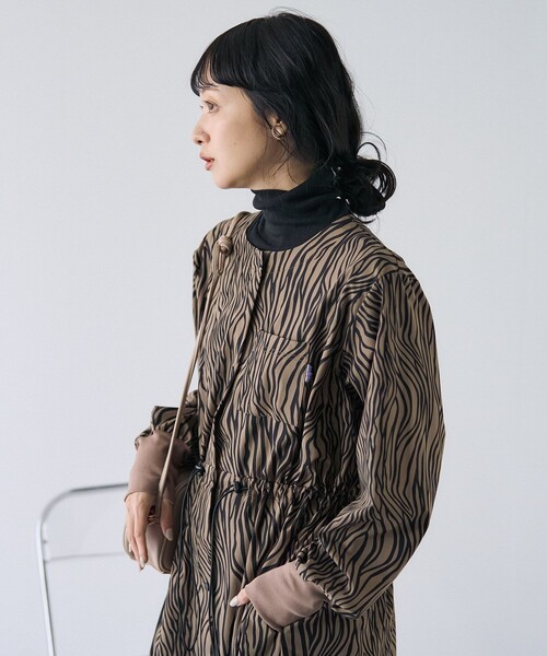 サウザンドマイル&FREAK'S STORE ドロスト羽織ワンピース新品未使用品 FREAK'S STORE(フリークスストア)の「THOUSAND MILE × FREAK'S