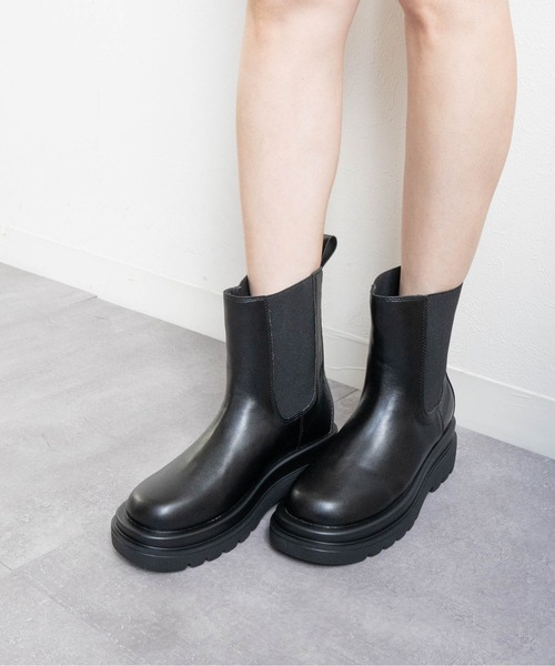 Fabby fabby（ファビィーファビィー）の「サイドゴアブーツ（ブーツ・レディース・ブラック・SMALL/MEDIUM/LARGE）」の10枚目の写真