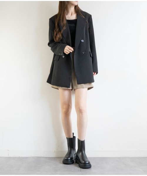Fabby fabby（ファビィーファビィー）の「サイドゴアブーツ（ブーツ・レディース・ブラック・SMALL/MEDIUM/LARGE）」の13枚目の写真