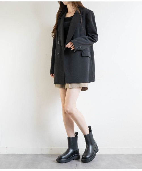 Fabby fabby（ファビィーファビィー）の「サイドゴアブーツ（ブーツ・レディース・ブラック・SMALL/MEDIUM/LARGE）」の6枚目の写真