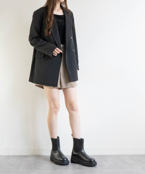 Fabby fabby（ファビィーファビィー）の「サイドゴアブーツ（ブーツ・レディース・ブラック・SMALL/MEDIUM/LARGE）」の3枚目の写真