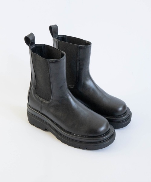 Fabby fabby（ファビィーファビィー）の「サイドゴアブーツ（ブーツ・レディース・ブラック・SMALL/MEDIUM/LARGE）」の8枚目の写真