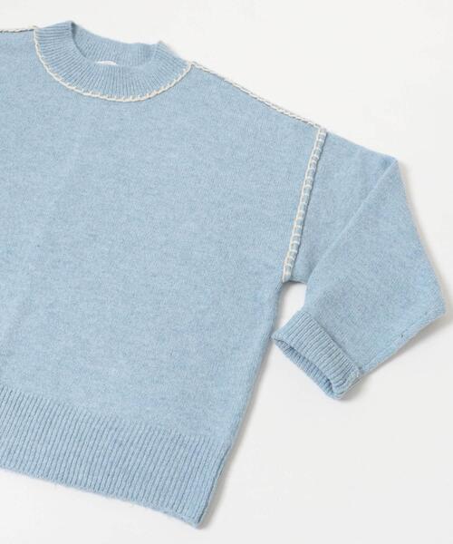 セール】ステッチクルーネックニット（ニット/セーター）｜ITEMS