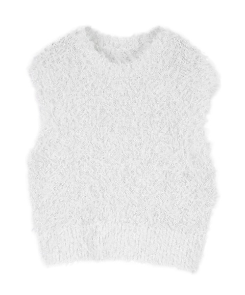 ニットベスト marvelous by Pierrot ベスト ジレ ニットベスト Vネック モヘア