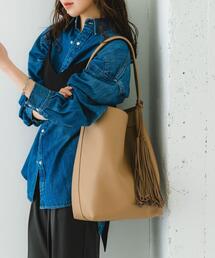 RODE SKO（ロデスコ）の「タッセル付シンプルワンハンドルトート（トートバッグ）」