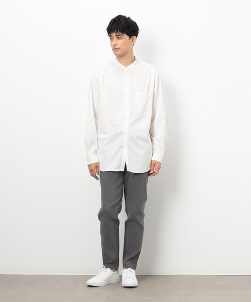 COMME CA ISM（コムサイズム）の「裏起毛 ストレッチ ツイル テーパード スラックス（スラックス・メンズ・チャコール/ベージュ/グレー/ブラック・SMALL/MEDIUM/LARGE/X-LARGE）」の7枚目の写真