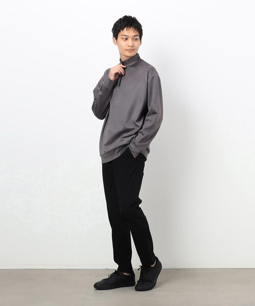 COMME CA ISM（コムサイズム）の「裏起毛 ストレッチ ツイル テーパード スラックス（スラックス・メンズ・チャコール/ベージュ/グレー/ブラック・SMALL/MEDIUM/LARGE/X-LARGE）」の10枚目の写真