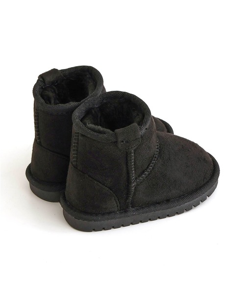 F.O.KIDS(エフオーキッズ)の「F.O.KIDS/エフオーキッズ ボアブーツ(ブーツ・キッズ・ブラック/ベージュ・20/19/21)」の4枚目の写真