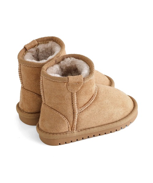 F.O.KIDS(エフオーキッズ)の「F.O.KIDS/エフオーキッズ ボアブーツ(ブーツ・キッズ・ブラック/ベージュ・20/19/21)」の3枚目の写真