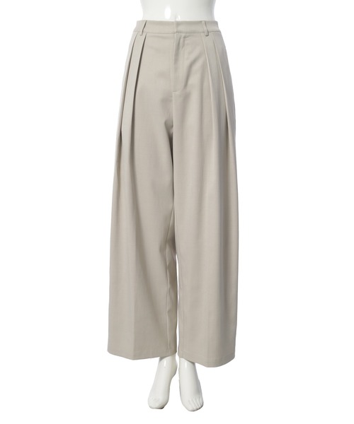 Edit Sheen(エディットシーン)の「タックトラウザーパンツ(その他パンツ・レディース・アイボリー/チャコールグレー・M/S)」の13枚目の写真