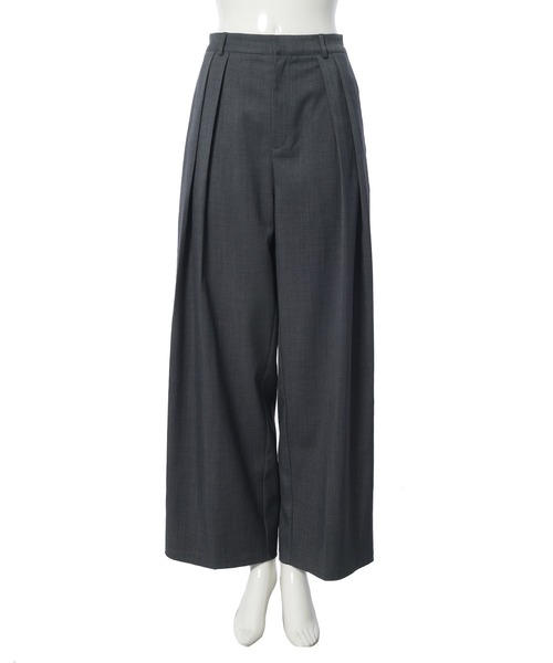 Edit Sheen(エディットシーン)の「タックトラウザーパンツ(その他パンツ・レディース・アイボリー/チャコールグレー・M/S)」の16枚目の写真