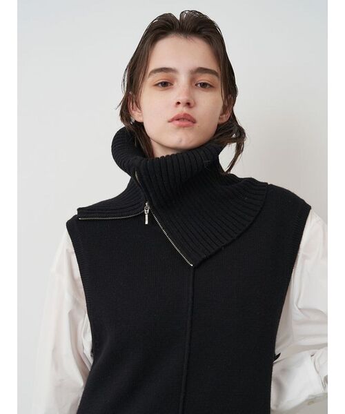 ELENDEEK(エレンディーク)の「3WAYネックウォーマー(ネックウォーマー/スヌード・レディース・オフホワイト/グレー/ブラック・FREE)」の3枚目の写真