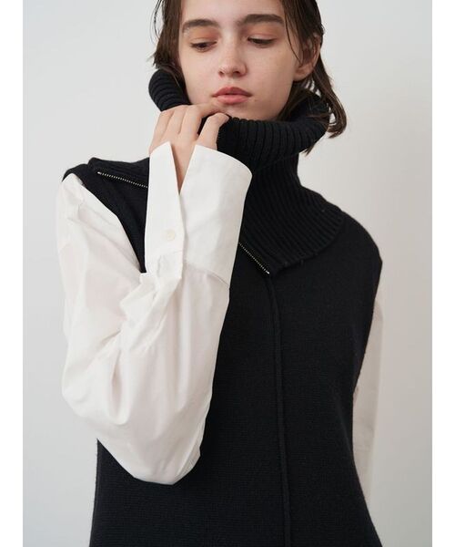 ELENDEEK(エレンディーク)の「3WAYネックウォーマー(ネックウォーマー/スヌード・レディース・オフホワイト/グレー/ブラック・FREE)」の9枚目の写真