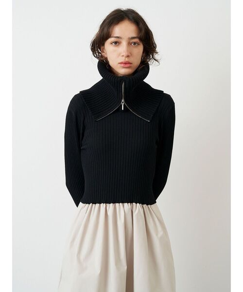 ELENDEEK(エレンディーク)の「3WAYネックウォーマー(ネックウォーマー/スヌード・レディース・オフホワイト/グレー/ブラック・FREE)」の10枚目の写真