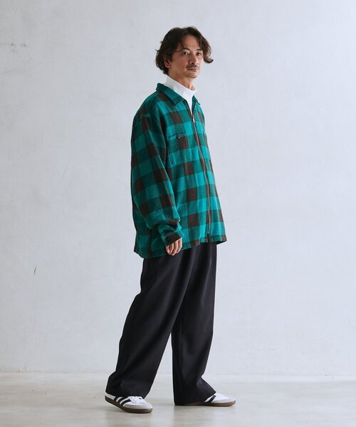 JOURNAL STANDARD relume チェック柄 長袖シャツ 未使用 JOURNAL STANDARD relume シャツ フランネル オンブレ チェック
