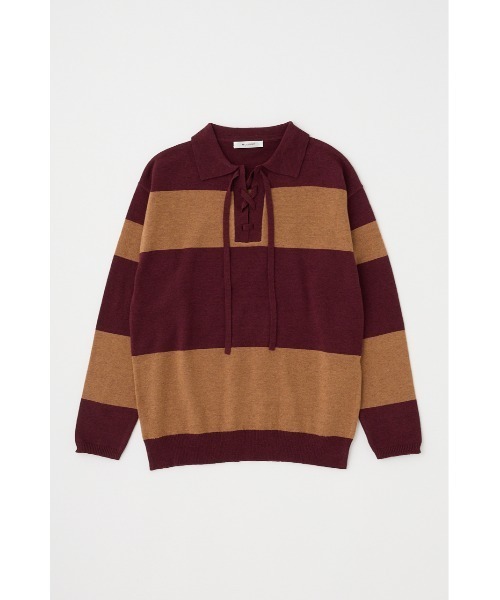 ニット セーター RUGGER KNIT トップス レディース MOUSSY ニット セーター RUGGER KNIT トップス レディース