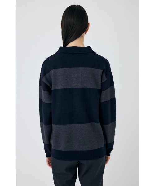 MOUSSY（マウジー）の「RUGGER KNIT トップス（ニット/セーター