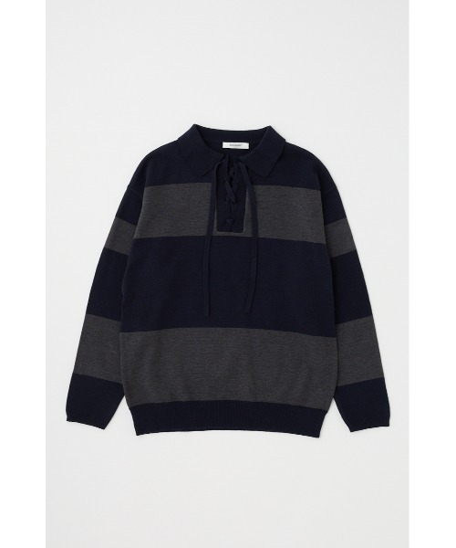 ニット セーター RUGGER KNIT トップス レディース MOUSSY ニット セーター RUGGER KNIT トップス レディース