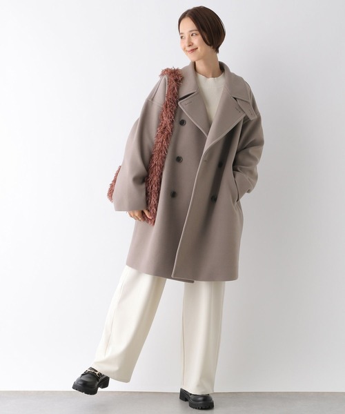 LEPSIM(レプシィム)の「12ゲージハイネックリブプルオーバー 133265(ニット/セーター・レディース・オレンジ/チャコールグレー/ホワイト×ブラック/ブラック/アイボリー・FREE)」の8枚目の写真