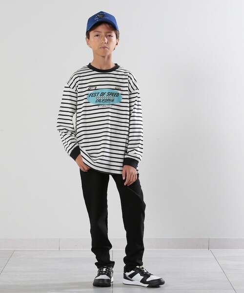 SHOO・LA・RUE（シューラルー）の「◆【洗える/110-140cm/男女兼用】ストレッチストレートパンツ（その他パンツ・キッズ・カーキ/サックスブルー/ブルー系その他7/ベージュ/ピンク・14/12/13/11）」の8枚目の写真