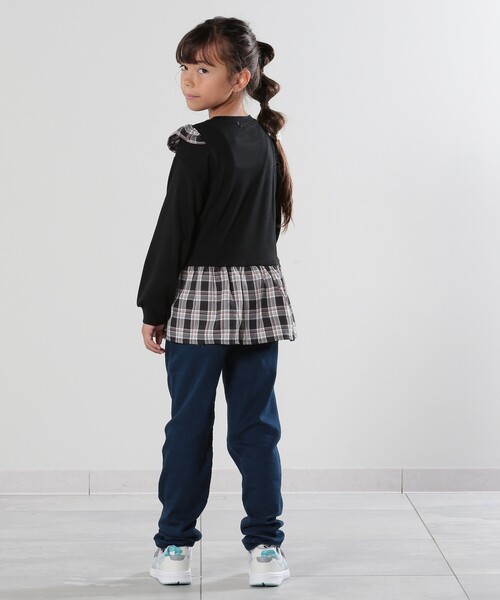 SHOO・LA・RUE（シューラルー）の「◆【洗える/110-140cm/男女兼用】ストレッチストレートパンツ（その他パンツ・キッズ・カーキ/サックスブルー/ブルー系その他7/ベージュ/ピンク・14/12/13/11）」の11枚目の写真