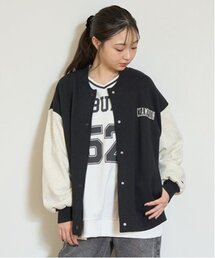 【Champion】【綿100％】裏起毛スタジャン