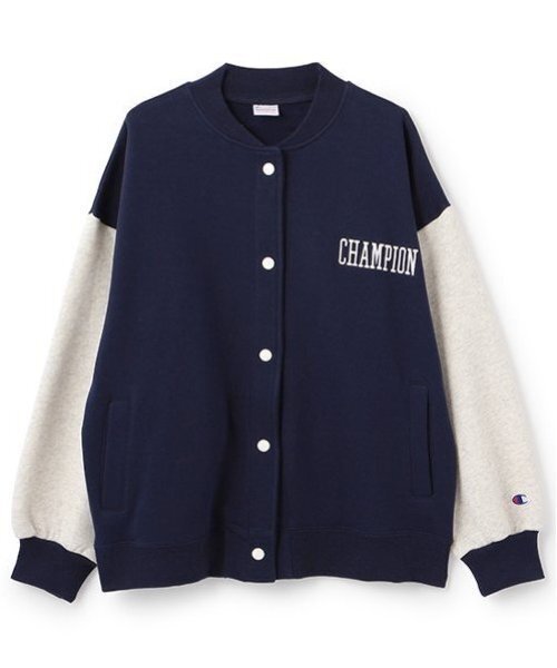 LOVETOXIC（ラブトキシック）の「【Champion】【綿100％】裏起毛スタジャン（スタジャン・キッズ・ネイビー/ブラック・L/M/S）」の11枚目の写真