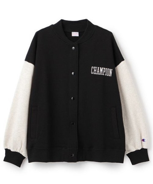 LOVETOXIC（ラブトキシック）の「【Champion】【綿100％】裏起毛スタジャン（スタジャン・キッズ・ネイビー/ブラック・L/M/S）」の13枚目の写真