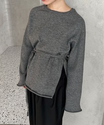feepur | 【ハンドウォッシャブル】ウエストロープラグランニット(ニット/セーター)