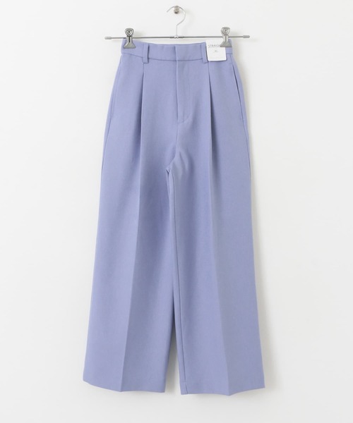 SENSE OF PLACE by URBAN RESEARCH(センスオブプレイスバイアーバンリサーチ)の「ストレートスラックスパンツ(その他パンツ・レディース・チャコールグレー/アイボリー/ブラウン/パープル・X-SMALL/SMALL/LARGE/MEDIUM/TALL)」の8枚目の写真