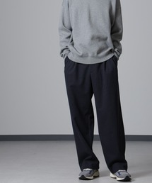 NANO universe(ナノユニバース)のツイードライク ドレストラウザー(スラックス)