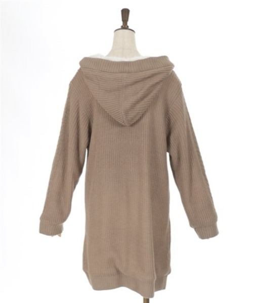 axes femme（アクシーズファム）の「裏ボアニットコーディガン（その他アウター・レディース・キナリ/ブラック/モカ・FREE）」の9枚目の写真