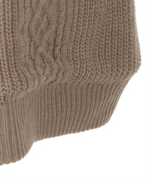 axes femme（アクシーズファム）の「裏ボアニットコーディガン（その他アウター・レディース・キナリ/ブラック/モカ・FREE）」の11枚目の写真