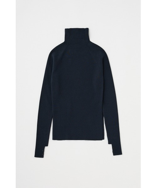 M_(エムアンダーバー)の「タートルネックニット オーガニックコットン×再生繊維混(ニット/セーター・レディース・ネイビー/アイボリー/ブラック・FREE)」の20枚目の写真