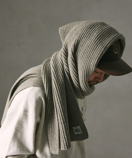 JOURNAL STANDARD relume（ジャーナルスタンダード　レリューム）の「HAMILTON WOOL マフラー（マフラー・メンズ・ブラック/グレー/ウッド/パープル・FREE）」の13枚目の写真