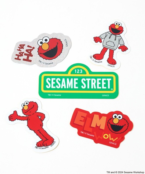 Me%（ミィパーセント）の「【セサミストリート】ステッカー（ステッカー/テープ・レディース・レッド/ブルー・FREE）」の9枚目の写真