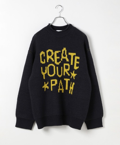 PBLIM（ページボーイリム）の「PBLIM/ハンドフウロゴニット（ニット/セーター・レディース・レッド/ネイビー/アイボリー・FREE）」の18枚目の写真