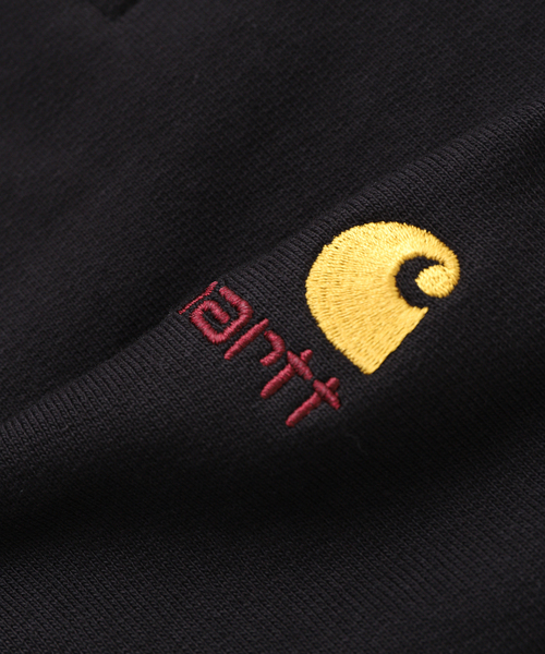 Carhartt WIP(カーハートダブリューアイピー)の「CARHARTT WIP / カーハート ダブリューアイピー HALF ZIP AMERICAN SCRIPT SWEAT(スウェット・メンズ・グリーン/グレー/ブラック・LARGE/MEDIUM)」の18枚目の写真