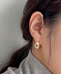 チタンポストボリュームメタルピアス