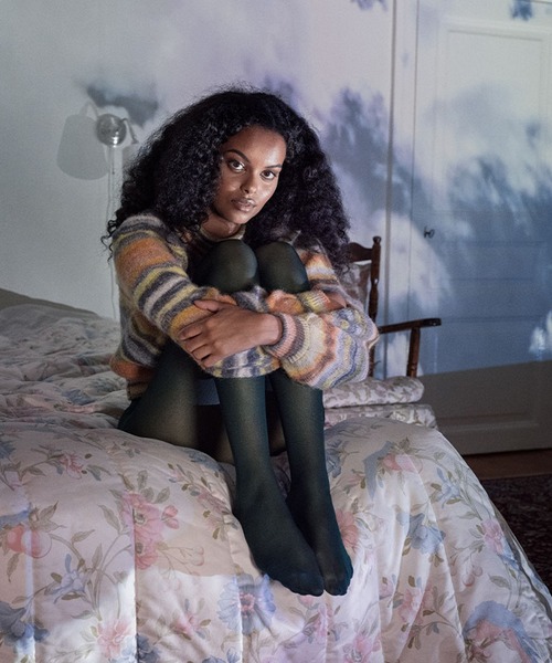 SWEDISH STOCKING(スウェディッシュストッキングス)の「Svea Tights Dark green(タイツ/ストッキング・レディース・ダークグリーン・S/M/L)」の2枚目の写真