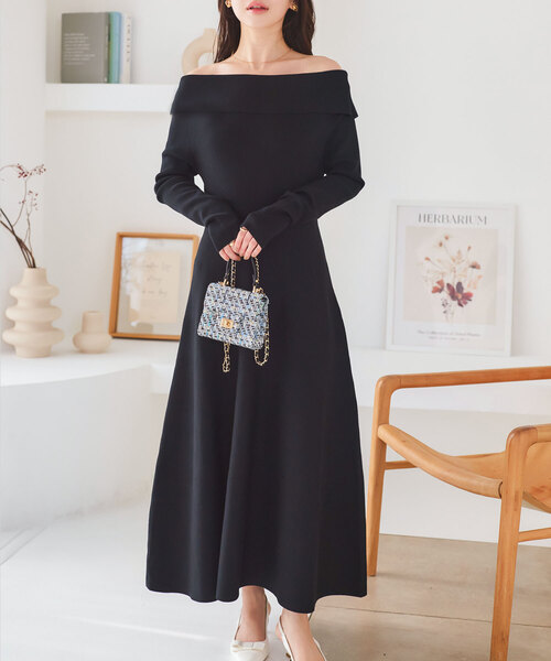 coel ネイビーワンピース SLY | LACE UP GATHER ショートワンピース (ワンピース(ミニ