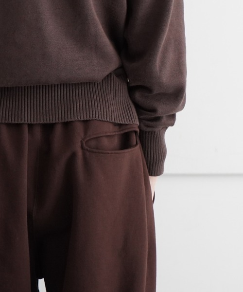 KAIKO（カイコー）の「KAIKO MAJOR STEP SWEAT PANTS（スウェットパンツ・メンズ・ブラック/ダークブラウン/グレー・0/2/1）」の13枚目の写真