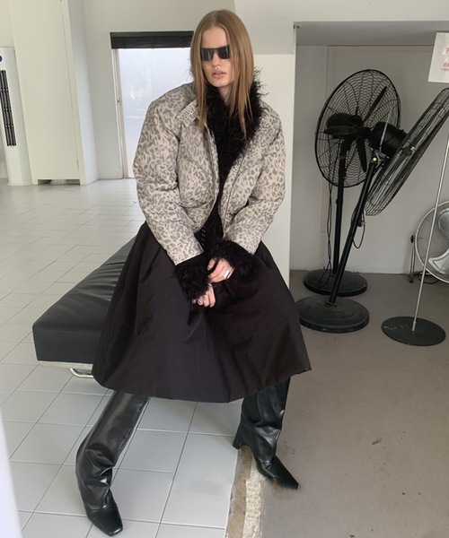 SANSeLF(サンセルフ)の「【LONSLAN】 レオパードボリュームブルゾン sanwl24a059(ブルゾン・レディース・レオパード・FREE)」の3枚目の写真