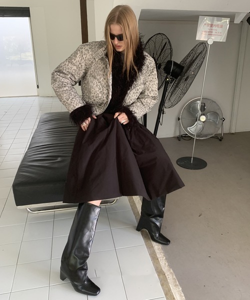 SANSeLF(サンセルフ)の「【LONSLAN】 レオパードボリュームブルゾン sanwl24a059(ブルゾン・レディース・レオパード・FREE)」の4枚目の写真