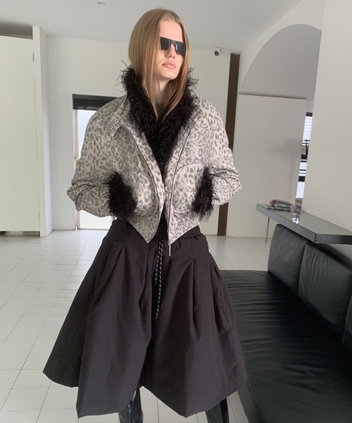 SANSeLF(サンセルフ)の「【LONSLAN】 レオパードボリュームブルゾン sanwl24a059(ブルゾン・レディース・レオパード・FREE)」の5枚目の写真