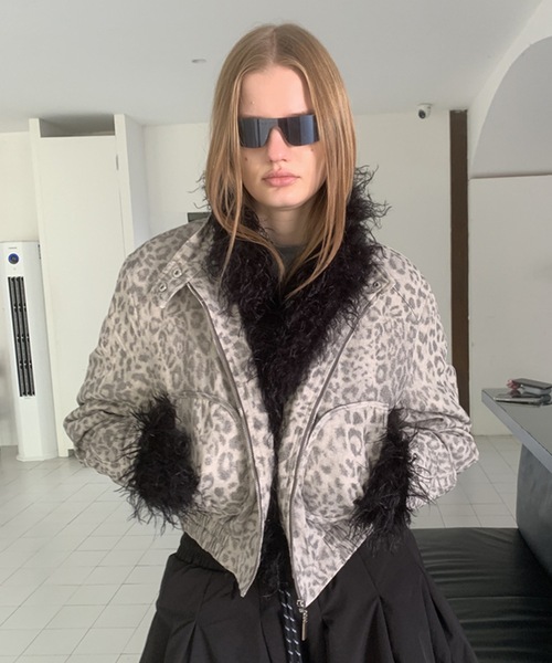 SANSeLF(サンセルフ)の「【LONSLAN】 レオパードボリュームブルゾン sanwl24a059(ブルゾン・レディース・レオパード・FREE)」の6枚目の写真