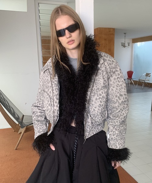 SANSeLF(サンセルフ)の「【LONSLAN】 レオパードボリュームブルゾン sanwl24a059(ブルゾン・レディース・レオパード・FREE)」の8枚目の写真