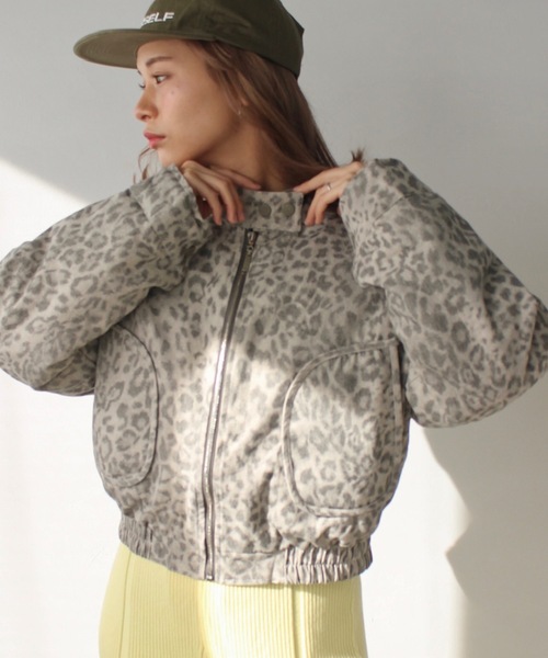 SANSeLF(サンセルフ)の「【LONSLAN】 レオパードボリュームブルゾン sanwl24a059(ブルゾン・レディース・レオパード・FREE)」の13枚目の写真
