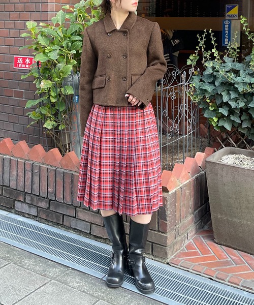 【nomnom】襟付きウールショートコート（ステンカラーコート）｜nomnom（ノムノム）