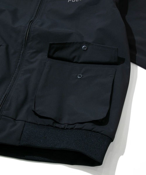 POLeR（ポーラー）の「POLeR/ポーラー　AFD×POLER 3.0L SHELL BOMBER JACKET（ナイロンジャケット・メンズ・ブラック・LARGE/X-LARGE/MEDIUM）」の6枚目の写真